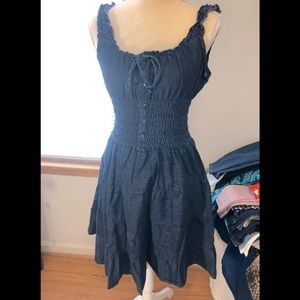 Denim Short Dress NWT